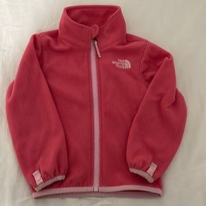 Pink The North Face fleece. 2T